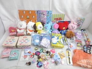 【同梱可】中古品 韓流 防弾少年団 BTS BT21 ぬいぐるみ ワイヤーネット ラバーチャーム ボウル 等 グッズセット