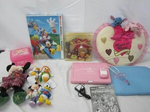 【まとめ売り 中古品】 ディズニー スティッチ プーさん ミッキー ドナルド 他 ぬいぐるみ バッジ リース パズル パ