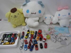 【まとめ売り 動作未確】 ホビー サンリオ ポムポムプリン 車 他 ぬいぐるみ タオル おもちゃ 等 グッズセット