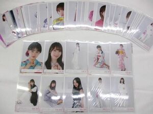 【同梱可】中古品 アイドル 櫻坂46 山崎天 守屋麗奈 他 生写真 50枚 2021年 浴衣衣装 等 グッズセット