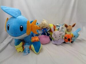 【同梱可】中古品 ホビー ポケットモンスター ヒノアラシ ミズゴロウ シャワーズ ブースター 等 ぬいぐるみ グッズセ