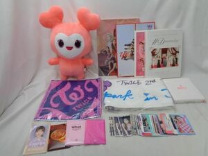 【同梱可】中古品 韓流 TWICE マフラー タオル モブリー ぬいぐるみ トレカ 30枚以上 等 グッズセット