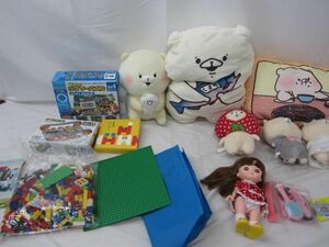 【まとめ売り 中古品】 ホビー くま LEGO くもん 他 パズル ぬいぐるみ ブロック 等 グッズセット