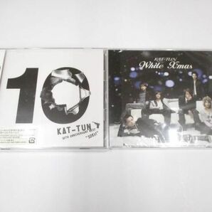 【未開封 同梱可】 KAT-TUN CD 10TH ANNIVERSARY BEST 10Ks! White X’mas 通常盤 未開封２点グッズセットの画像1