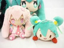 【同梱可】中古品 ホビー 初音ミク 桜ミク 他 ぬいぐるみ キーチェーン 等 グッズセット_画像2