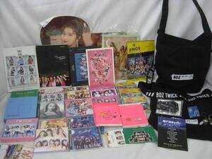 【同梱可】中古品 韓流 TWICE トレカ 24 枚 CD Merry&Happy yes or yes トートバッグ 等 グッズセット