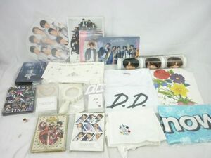 【同梱可】中古品 King & Prince Snowman 他 うちわ ペンライト Tシャツ DVD 等 グッズセット