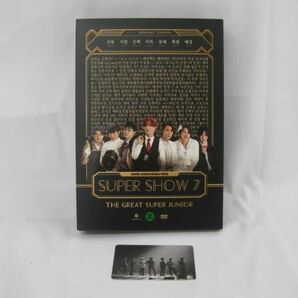 【同梱可】中古品 韓流 SUPER JUNIOR DVD SUPER SHOW 7 輸入盤 トレカ 日本語字幕付きの画像1