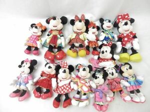 【同梱可】中古品 ディズニー ミニー ぬいぐるみバッジ 36周年 七夕 等 グッズセット