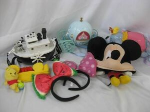 【同梱可】中古品 ディズニー ミッキー ミニー プーさん ダンボ 他 ポップコーンバケット カチューシャ 等 グッズセ