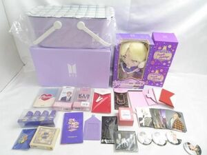 【同梱可】中古品 韓流 防弾少年団 BTS V ジミン 他 TiNYTAN ぬいぐるみ スノーボール ミニフォトカード20枚 等 グッ