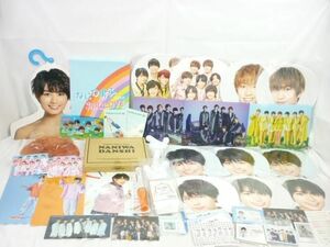 【同梱可】中古品 なにわ男子 うちわ ペンライト カレンダー クリアファイル 等 グッズセット