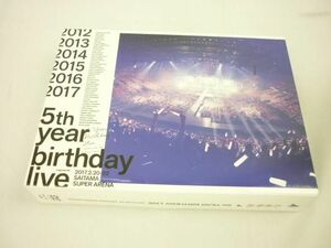 【同梱可】中古品 アイドル 乃木坂46 5th YEAR BIRTHDAY LIVE 2017.2.20-22 SAITAMA SUPER ARENA DVD