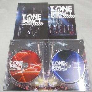 【中古品 同梱可】 SixTONES Blu-ray DVD on eST TrackONE IMPACT 初回盤 2点 グッズセットの画像4