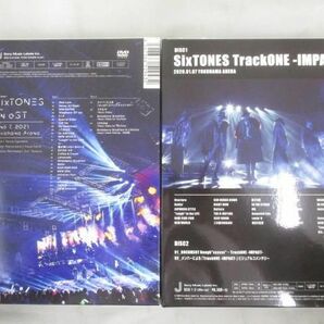 【中古品 同梱可】 SixTONES Blu-ray DVD on eST TrackONE IMPACT 初回盤 2点 グッズセットの画像2