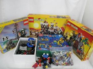 【同梱可】中古品 ホビー LEGO レゴブロック 6086 ブラックナイト城 6076 マジックドラゴンマウンテン等グッズセッ