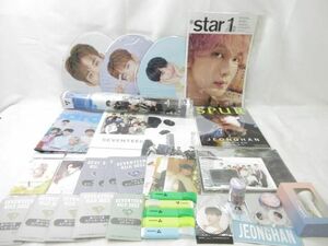 【同梱可】中古品 韓流 SEVENTEEN ジョシュア うちわ カレンダー ポスター 等 グッズセット