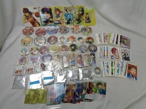 【同梱可】中古品 アニメ あんさんぶるスターズ 守沢千秋 他 ミニ色紙 缶バッジ ステッカー 等 グッズセット