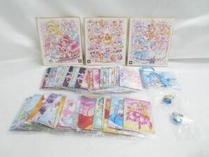 【同梱可】良品 アニメ プリキュア コレクション カード 51枚 色紙 チャーム 等 グッズセット