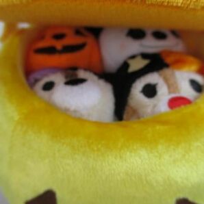 【同梱可】美品 ディズニー チップとデール ツムツムタグ付き ぬいぐるみ ハロウィン パンプキンパイタワーハウスの画像2