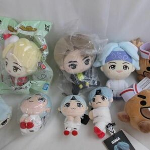 【同梱可】中古品 韓流 防弾少年団 BTS TinyTAN BT21 SUGA Jimin 他 ぬいぐるみ 缶バッジ アクリルプレート キーホルの画像3