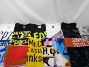 【同梱可】中古品 アーティスト ONE OK ROCK Mr.Children Bz 他 マフラータオル Tシャツ 等 グッズセット