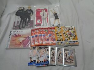 [ including in a package possible ] secondhand goods anime Haikyu!!!! only .. other higashi . animal park acrylic fiber stand can badge etc. goods set 