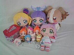 【まとめ売り 中古品】 アニメ プリキュア ひろがるスカイ わんだふるぷりきゅあ 他 ぬいぐるみ バッグ 等 グッズセ