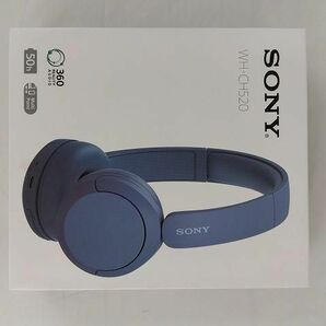 家電 SONY Bluetooth ワイヤレスヘッドホン WH-CH520 ブルーの画像1