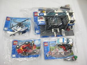 [ включение в покупку возможно ] б/у товар хобби LEGO Lego блок CITY 7498 60042 60004 др. товары комплект 