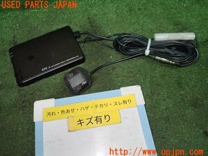 3UPJ=86650503]PORSCHE ポルシェ ケイマン(98720)三菱重工 ETC車載器 MOBE-400 音声案内 アンテナ分離型 中古