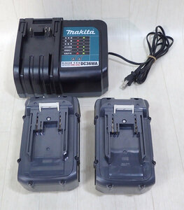 makita マキタ 充電池×2 BL3622A DC36V 2.2Ah ＆ 充電器 DC36WA セット