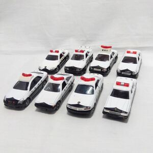 ②トミカ パトカー 8台セット 日産 CIMA スカイラインGT-R R33 CEDRIC TOYOTA クラウン マジェスタ SOARER SPRINTER TRUENO 旧車