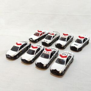 ① Tomica патрульная машина 8 шт. комплект MITSUBISHI Lancer Evolution X TOYOTA Crown Majesta MAZDA RX-8 SUBARU IMPREZA Legacy B4