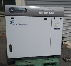 北越　スクリューコンプレッサー　エアーマン　AIRMAN 　SAS22SD 60Hz 22Kw