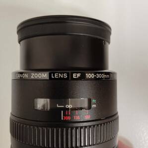 【SYC-3576】CANON キャノン ZOOM LENS EF 100-300mm f/5.6 レンズ ズーム 一眼レフカメラ用 動作未確認の画像6
