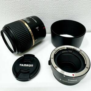 【EB-5937a】1円～ TAMRON タムロン SP 60mm F/2 Di Ⅱ MACRO 1:1 カメラレンズ Canon MOUNT ADAPTER EF-EOS M 中古 保管品 状態写真参照の画像1