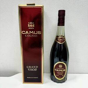 【EB-6296】1円～ CAMUS COGNAC GRAND V.S.O.P カミュ コニャック グランド ブランデー 700ｍｌ 40％ 中古 未開栓 保管品 状態写真参照