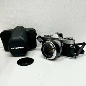 【EB-6426】1円～ OLYMPUS オリンパス OM-1 ボディ OM-SYSTEM F.ZUIKO AUTO-S 1:1.8 ｆ＝50ｍｍ 通電動作未確認 中古 保管品 状態写真参照