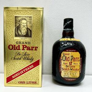 [EB-6482]1 jpy ~ Grand Old Parr Grand Old pa-12 year Scotch whisky 1000ml 1L 43% not yet . plug used storage goods condition photograph reference 