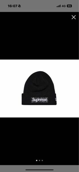 Supreme New Era Box Logo Beanie "Black"