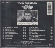 Tony Sheridan トニー・シェリダン / The Singles 1961 - 1964 Vol.1 ★中古輸入盤 /841141-2/240402_画像2