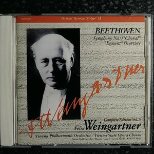 d（EMI）ワインガルトナー（大全集）　ベートーヴェン　交響曲第9番「合唱」