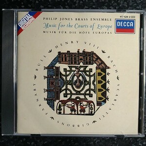 d（西独盤）フィリップ・ジョーンズ・ブラス・アンサンブル　ヨーロッパの宮廷　Music for the Courts of Europe Philip Jones W.Germany