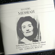 d（国内初期盤 3CD）ボールト　ヘンデル　オラトリオ　メサイア　サザーランド　Boult Handel Messiah Sutherland_画像4