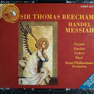d（USA盤 3CD）ビーチャム　ヘンデル　メサイア　Beecham Handel Messiah