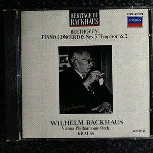 d（ポリドール）バックハウス　ベートーヴェン　ピアノ協奏曲第5番　クレメンス・クラウス　3000円盤