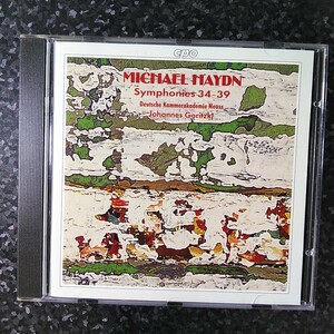 d（cpo）ミヒャエル・ハイドン　交響曲第34番～第39番　Michael Haydn Sympnonies 34-39 Goritzki