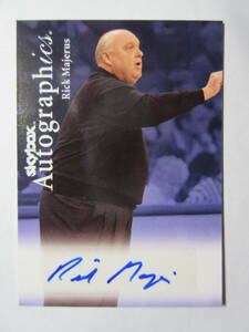 2011-12 Fleer Retro Basketball NABC Autograph Rik Majerus Coach 大学バスケットボール コーチ サイン 1999 SkyBox