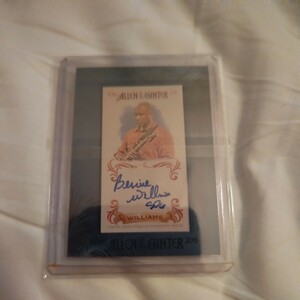 超激レア 2015 Allen ＆ Ginter Bernie Williams バーニーウィリアムズ SSP RC auto 直筆サイン ＃AGA-BEW 現Musician 直書き サイン綺麗